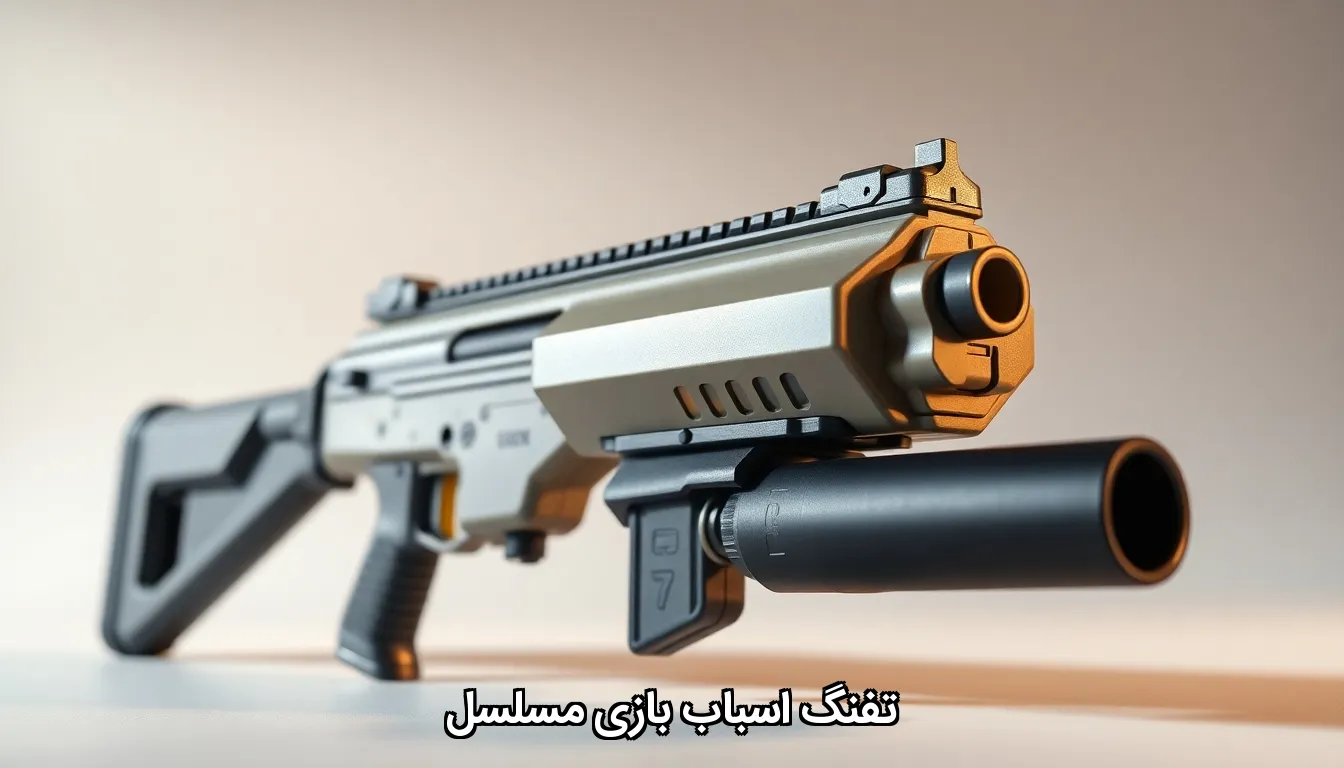 تفنگ اسباب بازی مسلسل