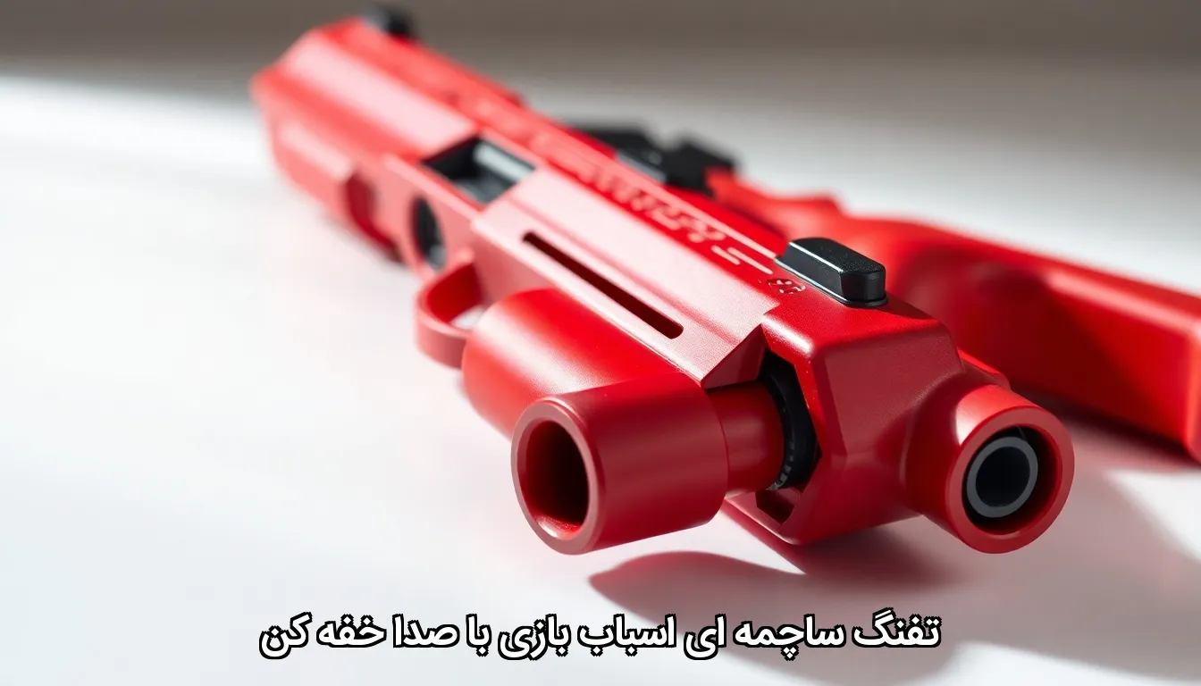 تفنگ ساچمه ای اسباب بازی با صدا خفه کن