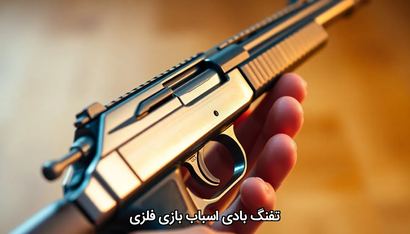 تفنگ بادی اسباب بازی فلزی