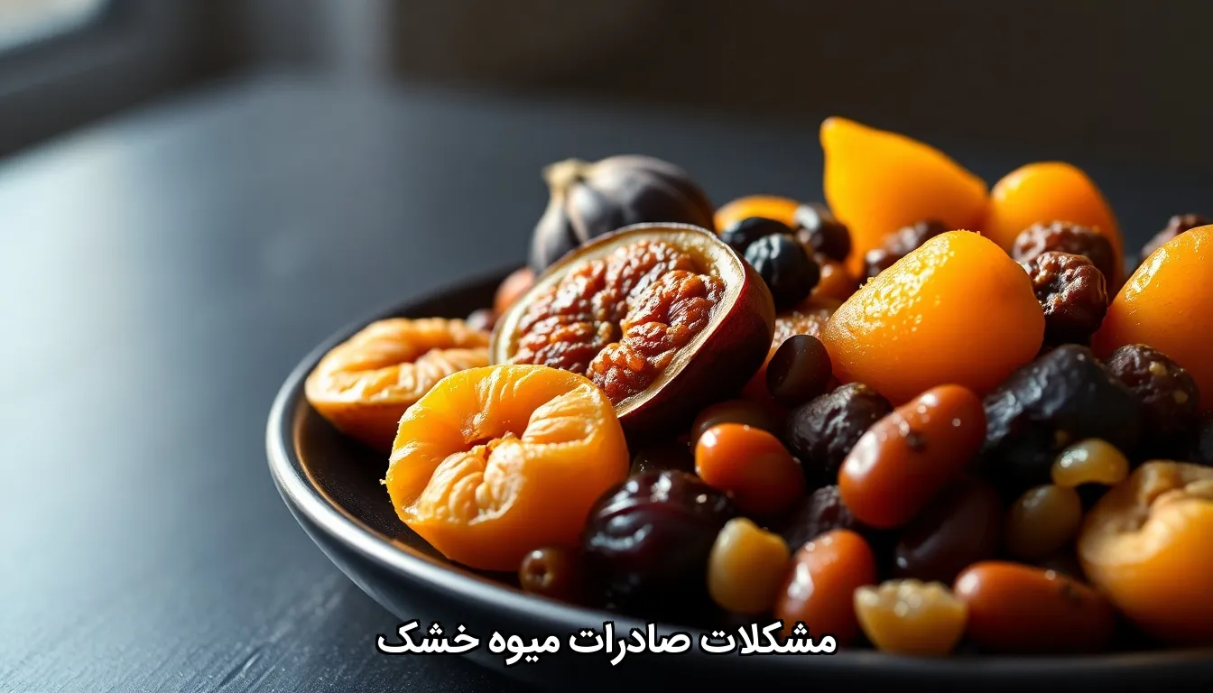 مشکلات صادرات میوه خشک