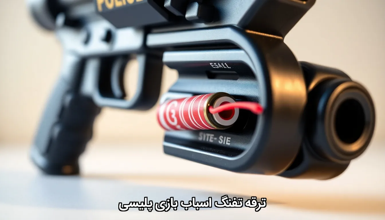 ترقه تفنگ اسباب بازی پلیسی