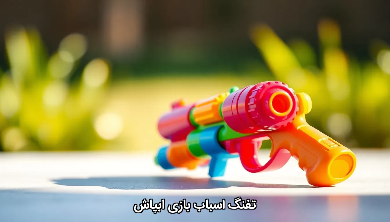 تفنگ اسباب بازی ابپاش