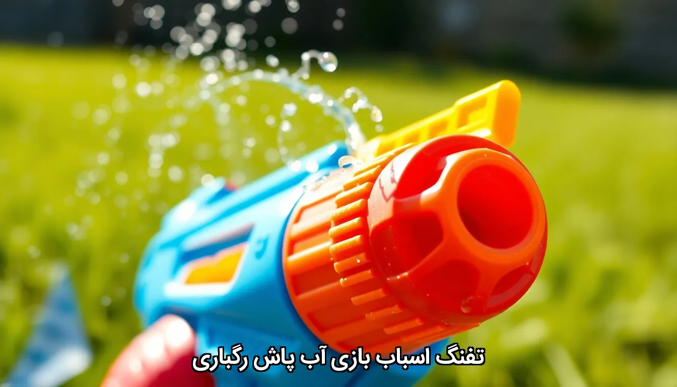 تفنگ اسباب بازی آب پاش رگباری