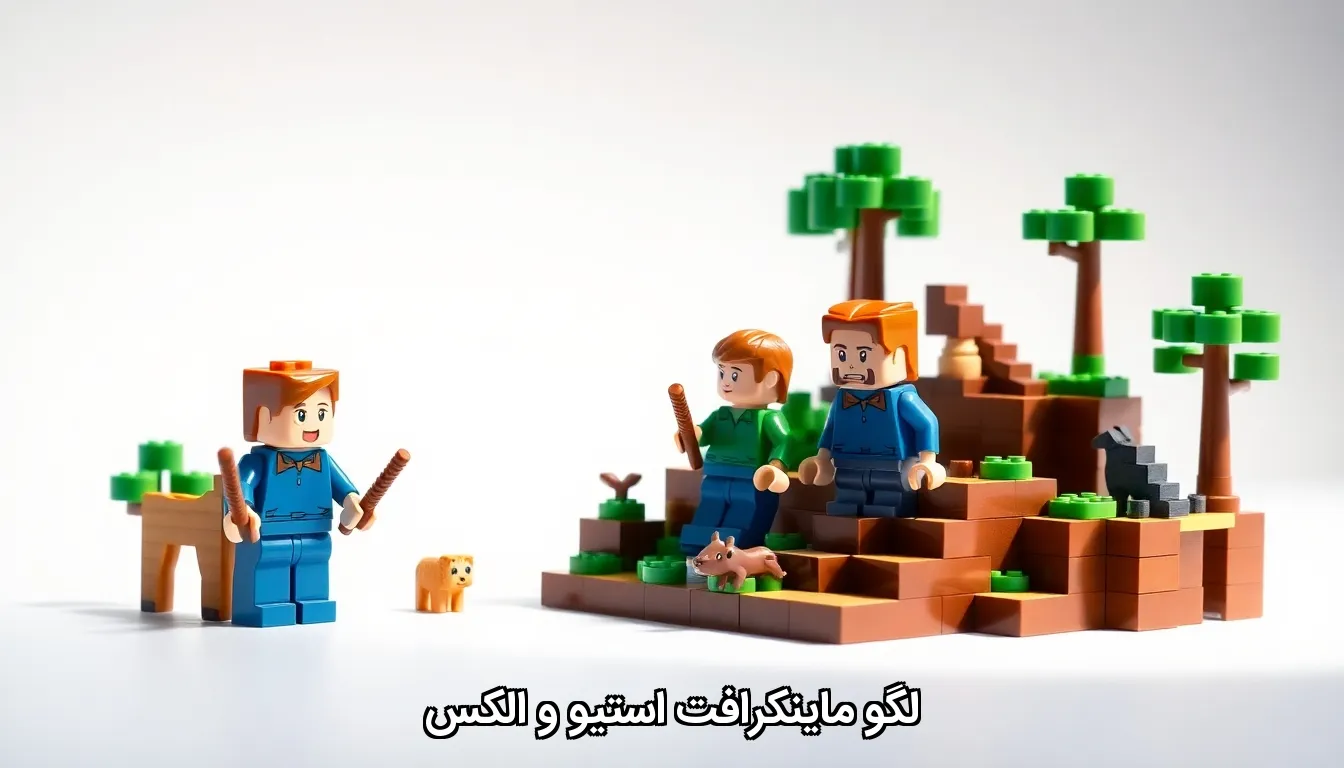 لگو ماینکرافت استیو و الکس