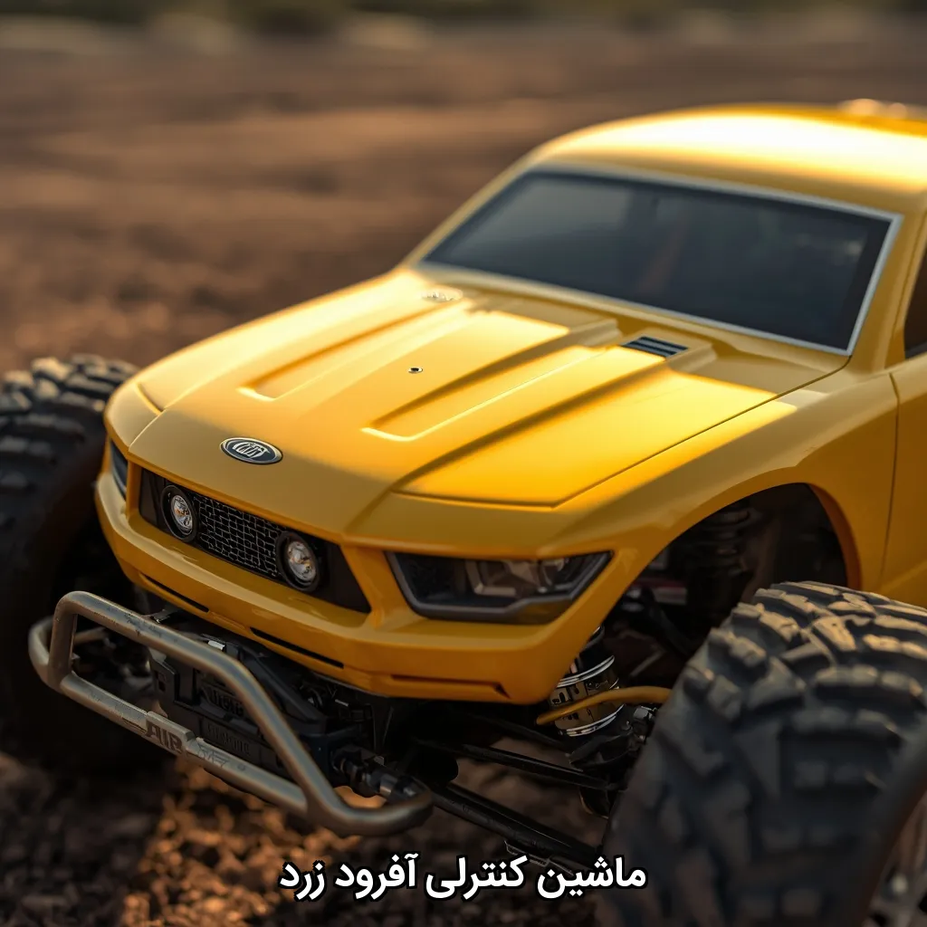 ماشین کنترلی آفرود زرد