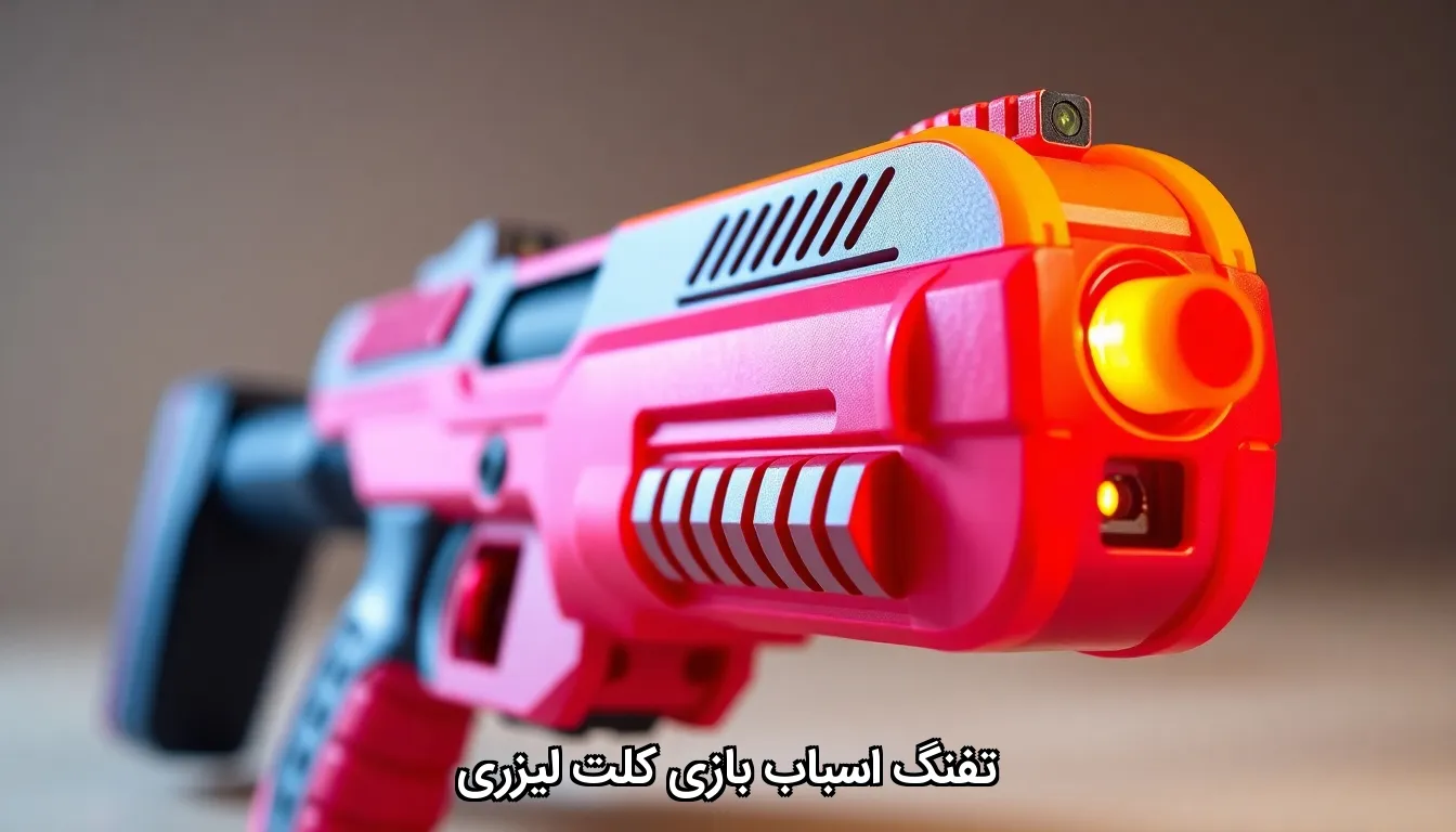 تفنگ اسباب بازی کلت لیزری