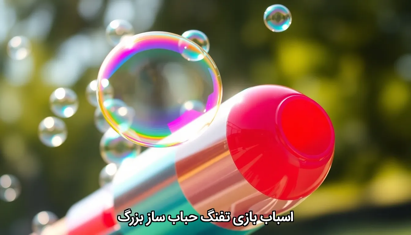 اسباب بازی تفنگ حباب ساز بزرگ