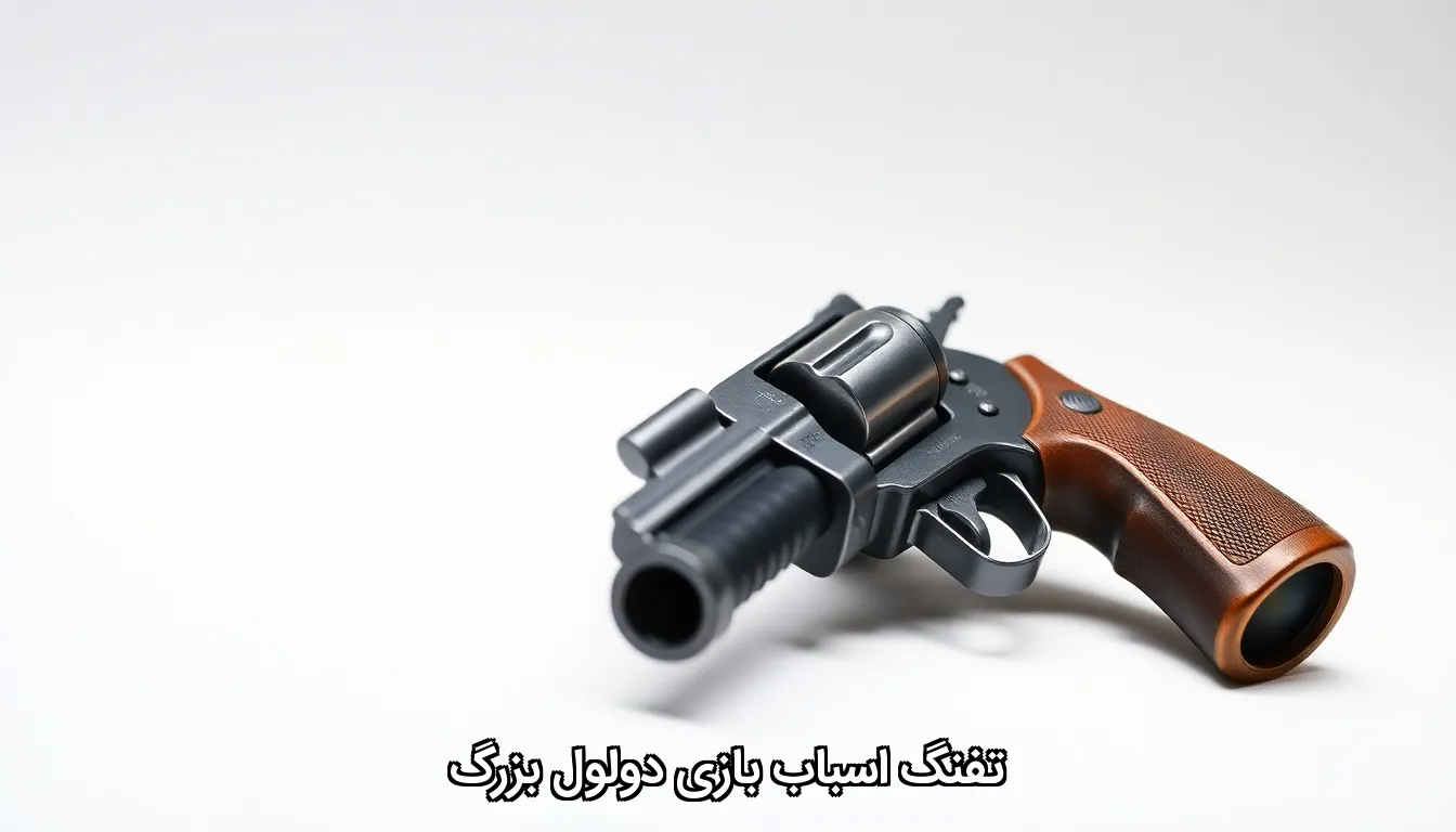تفنگ اسباب بازی دولول بزرگ