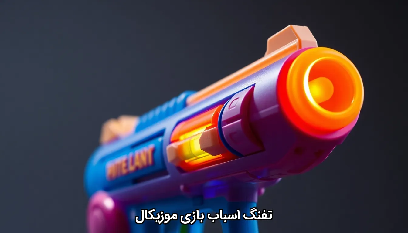 تفنگ اسباب بازی موزیکال