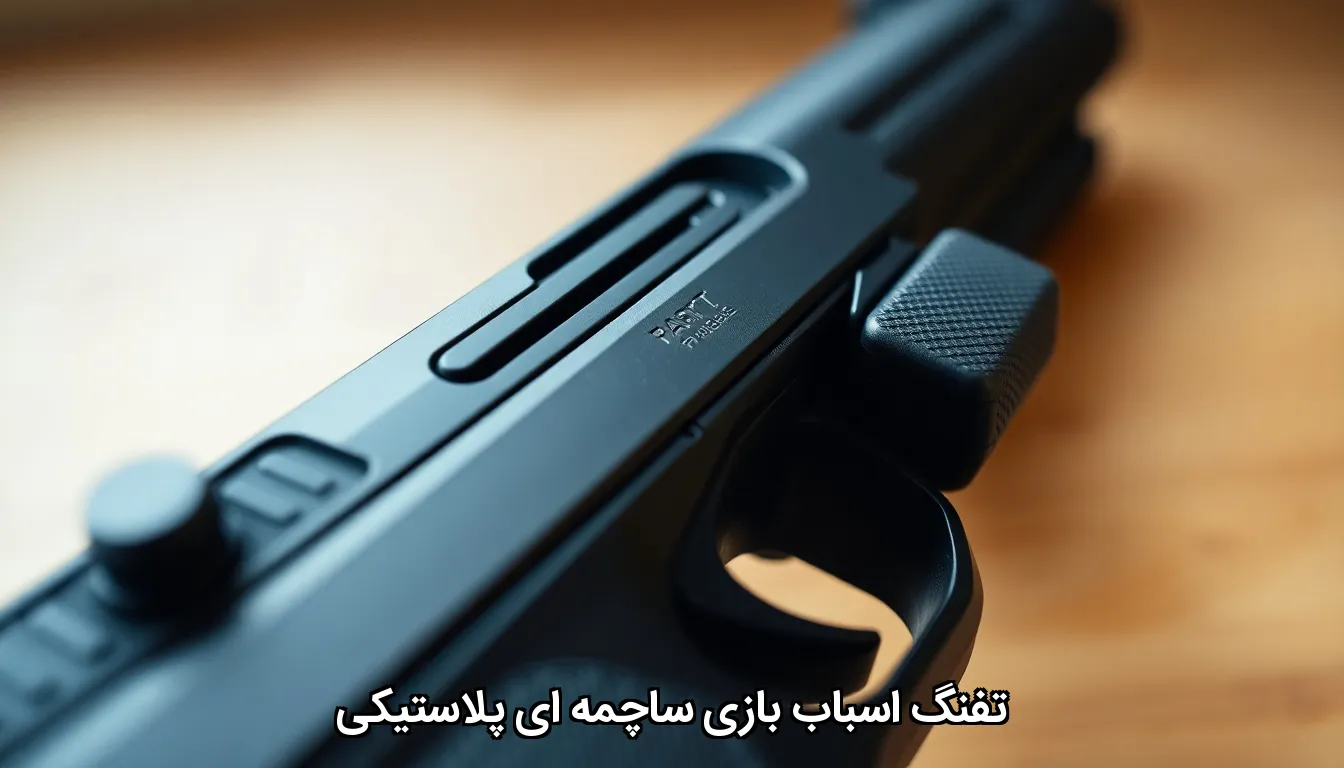 تفنگ اسباب بازی ساچمه ای پلاستیکی