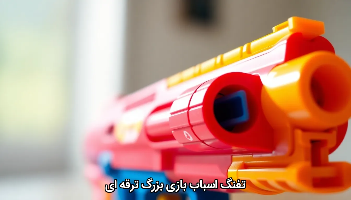 تفنگ اسباب بازی بزرگ ترقه ای