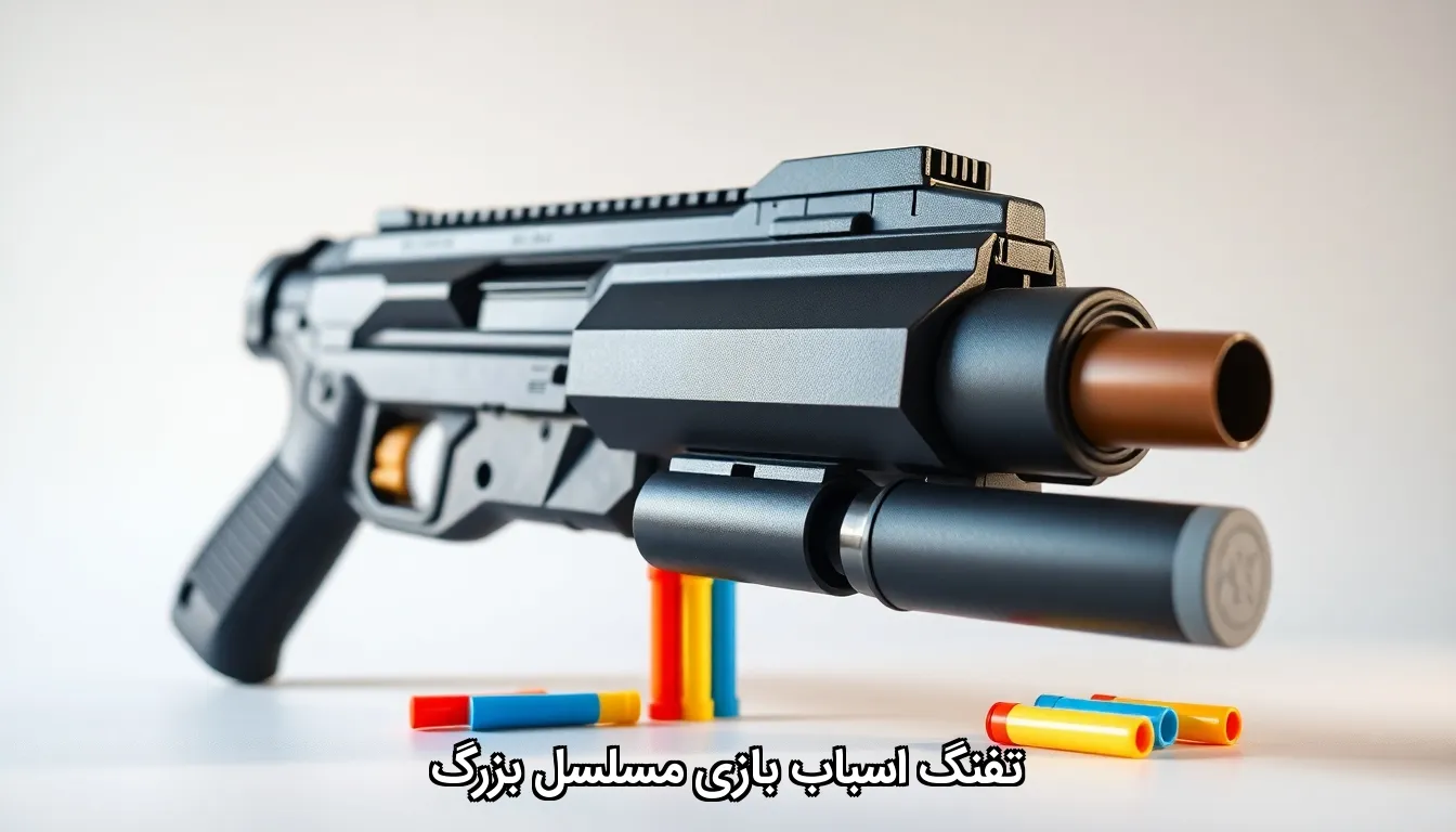 تفنگ اسباب بازی مسلسل بزرگ