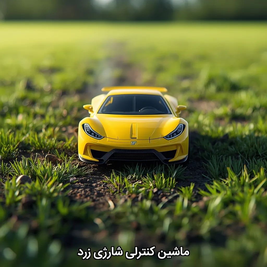 ماشین کنترلی شارژی زرد