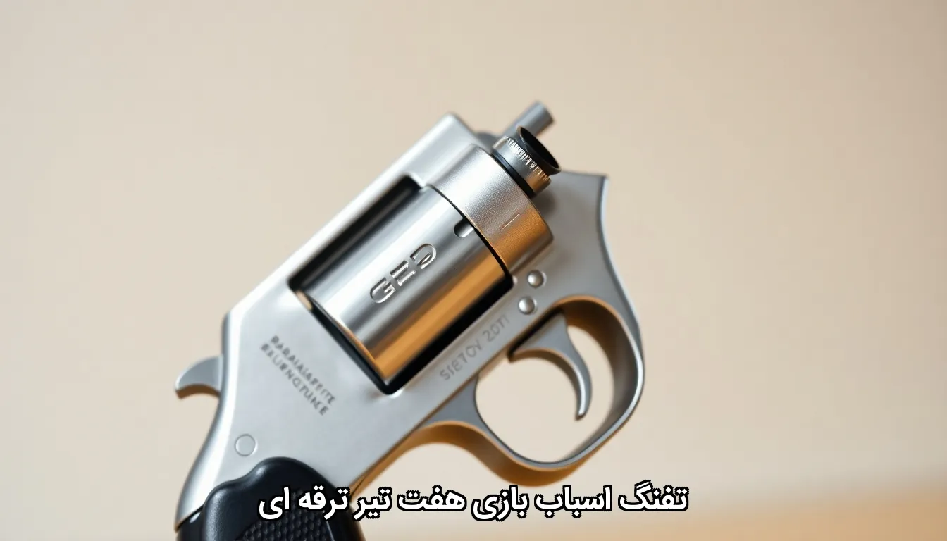 تفنگ اسباب بازی هفت تیر ترقه ای