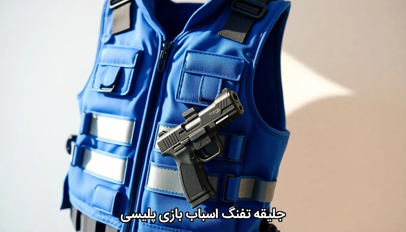 جلیقه تفنگ اسباب بازی پلیسی