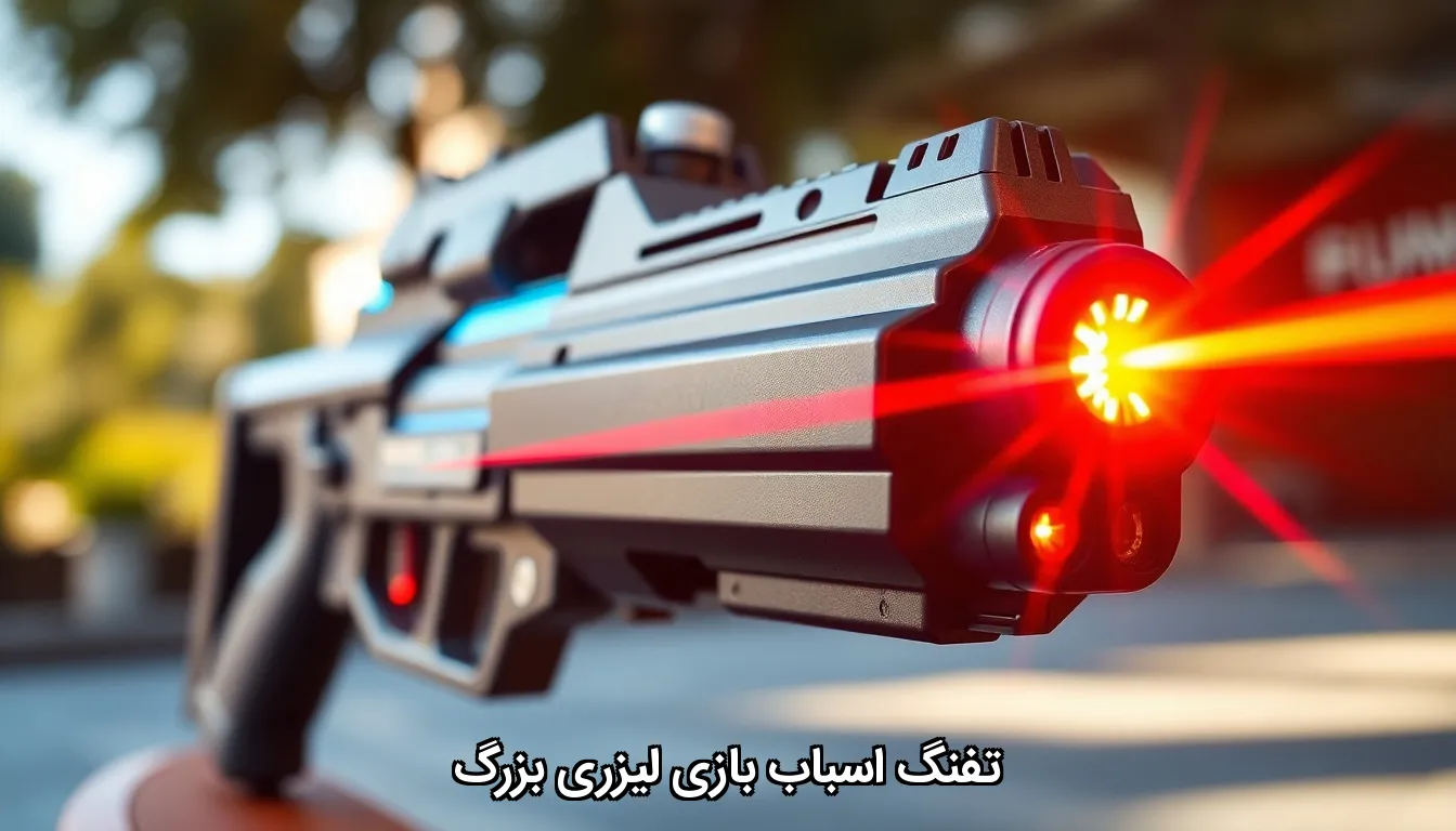 تفنگ اسباب بازی لیزری بزرگ