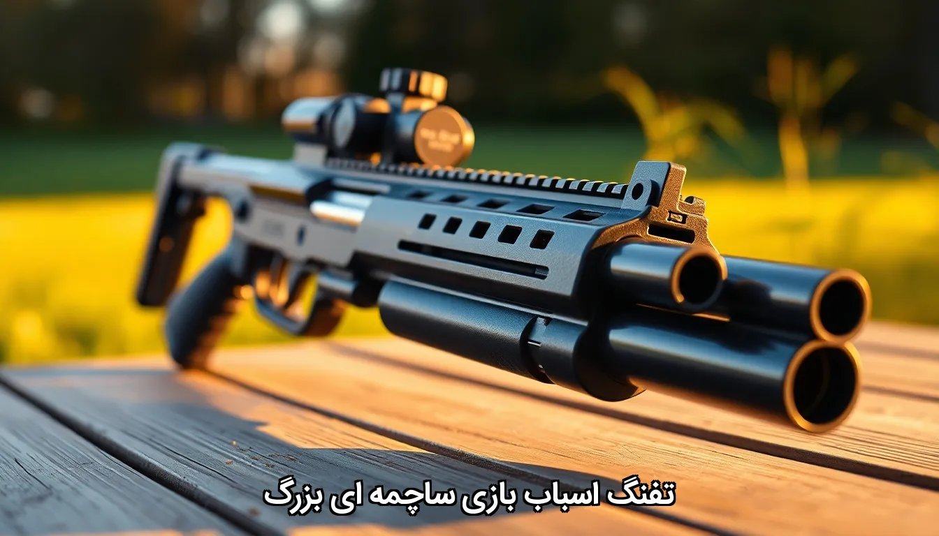 تفنگ اسباب بازی ساچمه ای بزرگ