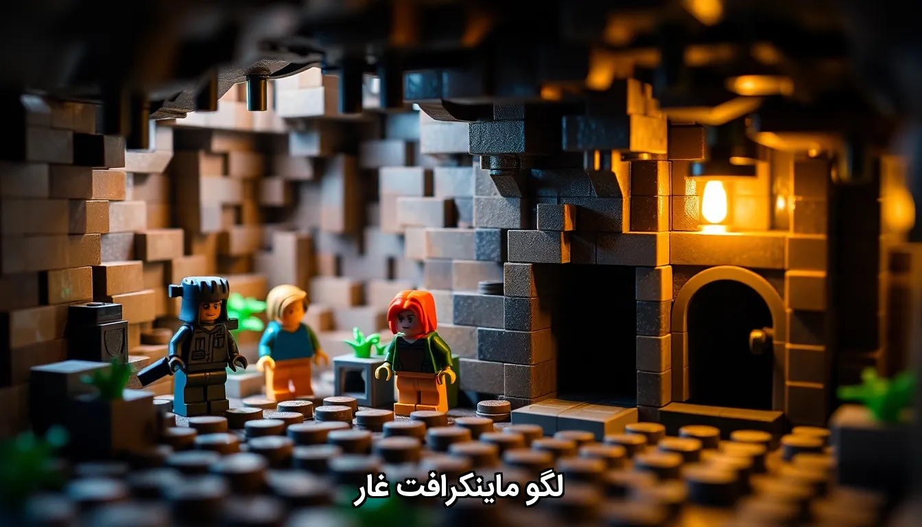 لگو ماینکرافت غار