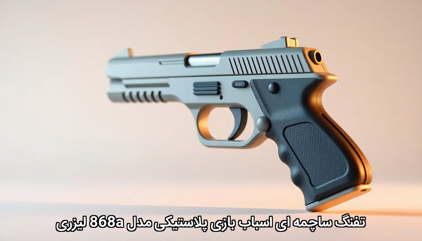 تفنگ ساچمه ای اسباب بازی پلاستیکی مدل 868a لیزری