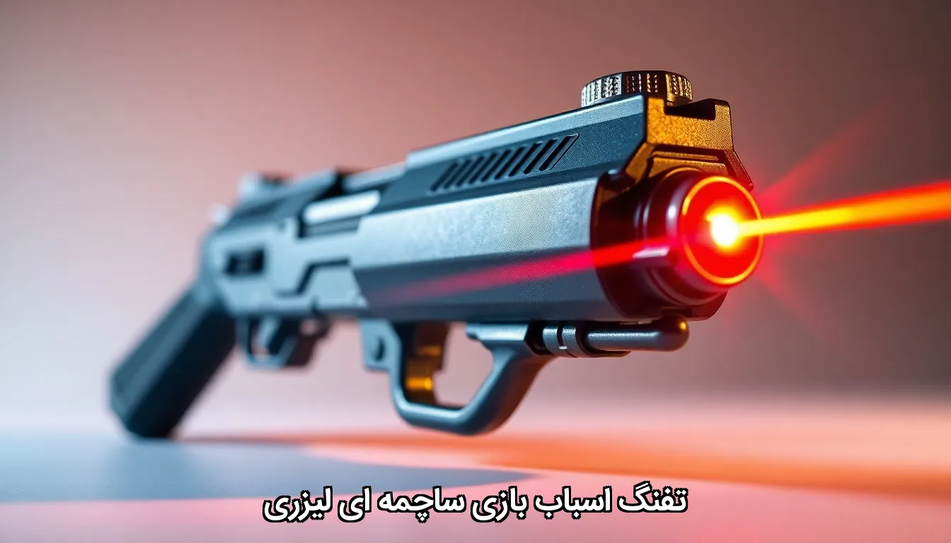 تفنگ اسباب بازی ساچمه ای لیزری
