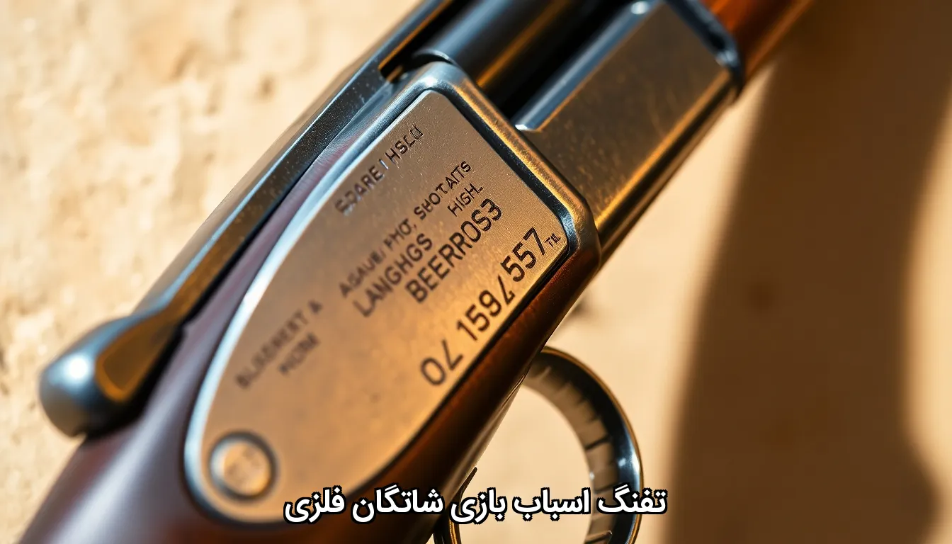تفنگ اسباب بازی شاتگان فلزی
