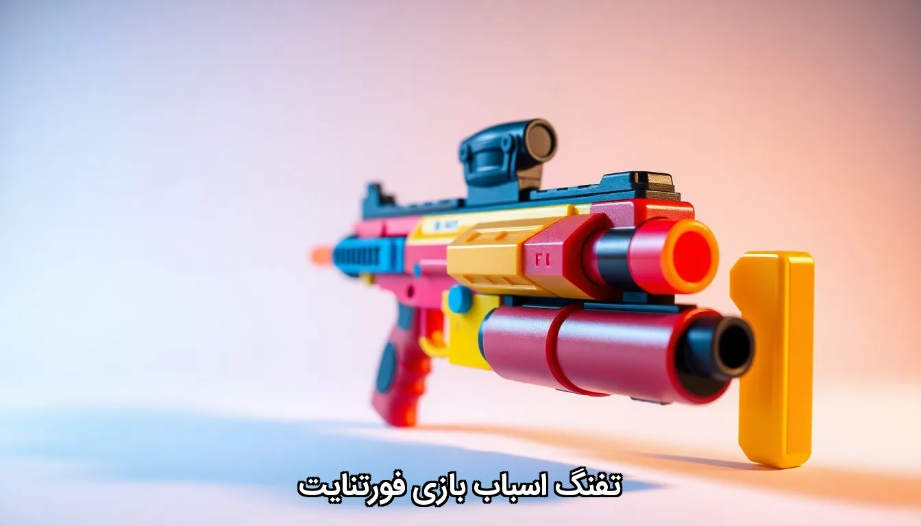 تفنگ اسباب بازی فورتنایت