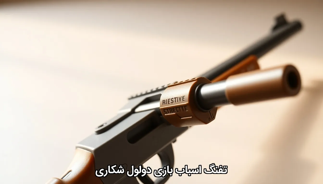 تفنگ اسباب بازی دولول شکاری