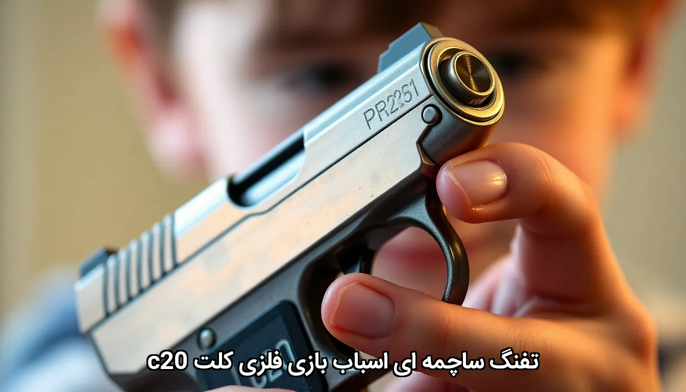 c20 تفنگ ساچمه ای اسباب بازی فلزی کلت