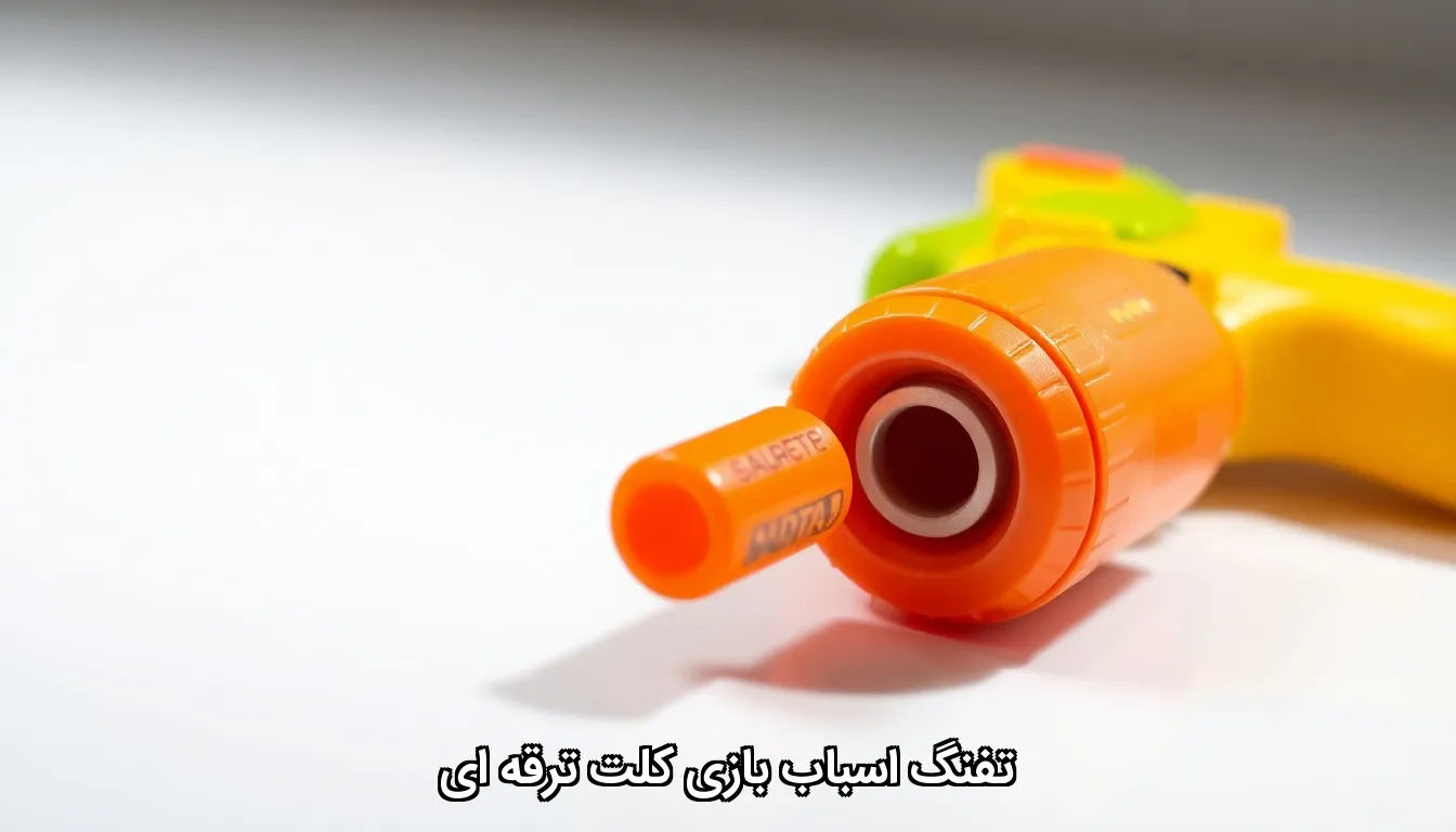 تفنگ اسباب بازی کلت ترقه ای
