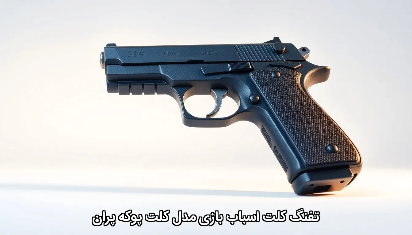 تفنگ کلت اسباب بازی مدل کلت پوکه پران