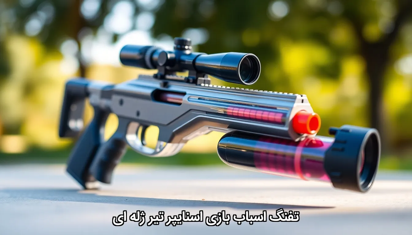تفنگ اسباب بازی اسنایپر تیر ژله ای