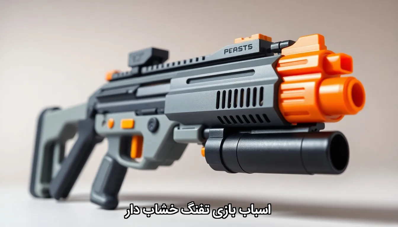 اسباب بازی تفنگ خشاب دار