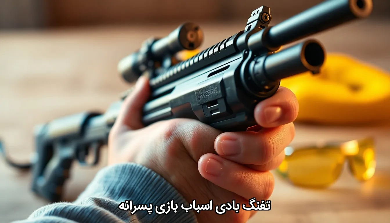 تفنگ بادی اسباب بازی پسرانه