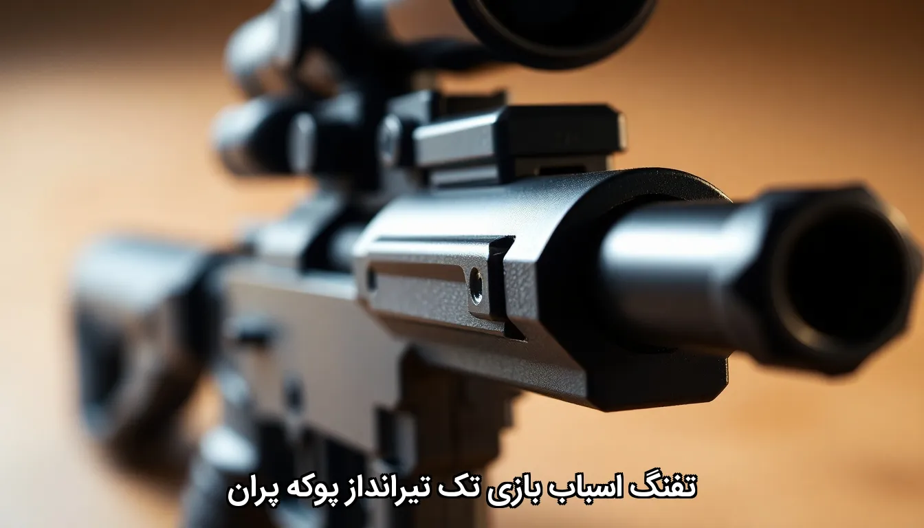 تفنگ اسباب بازی تک تیرانداز پوکه پران