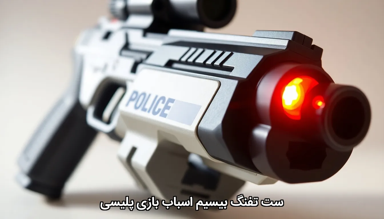 ست تفنگ بیسیم اسباب بازی پلیسی