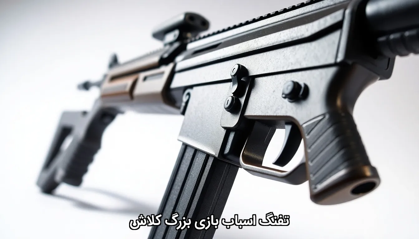 تفنگ اسباب بازی بزرگ کلاش