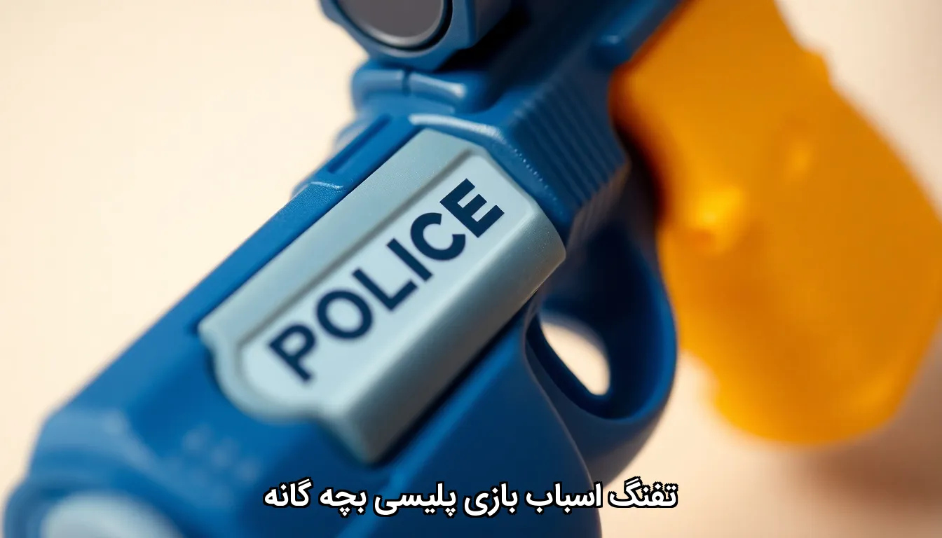 تفنگ اسباب بازی پلیسی بچه گانه