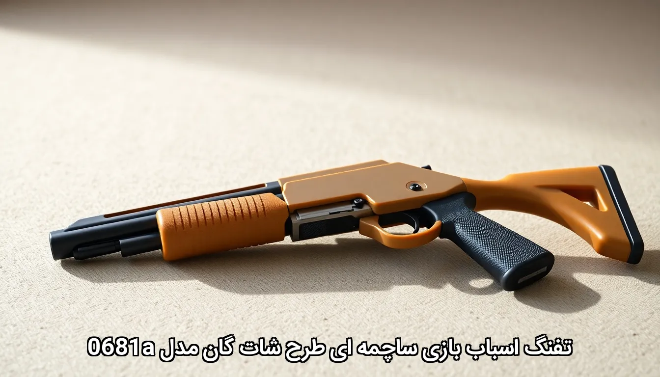 تفنگ اسباب بازی ساچمه ای طرح شات گان مدل 0681a