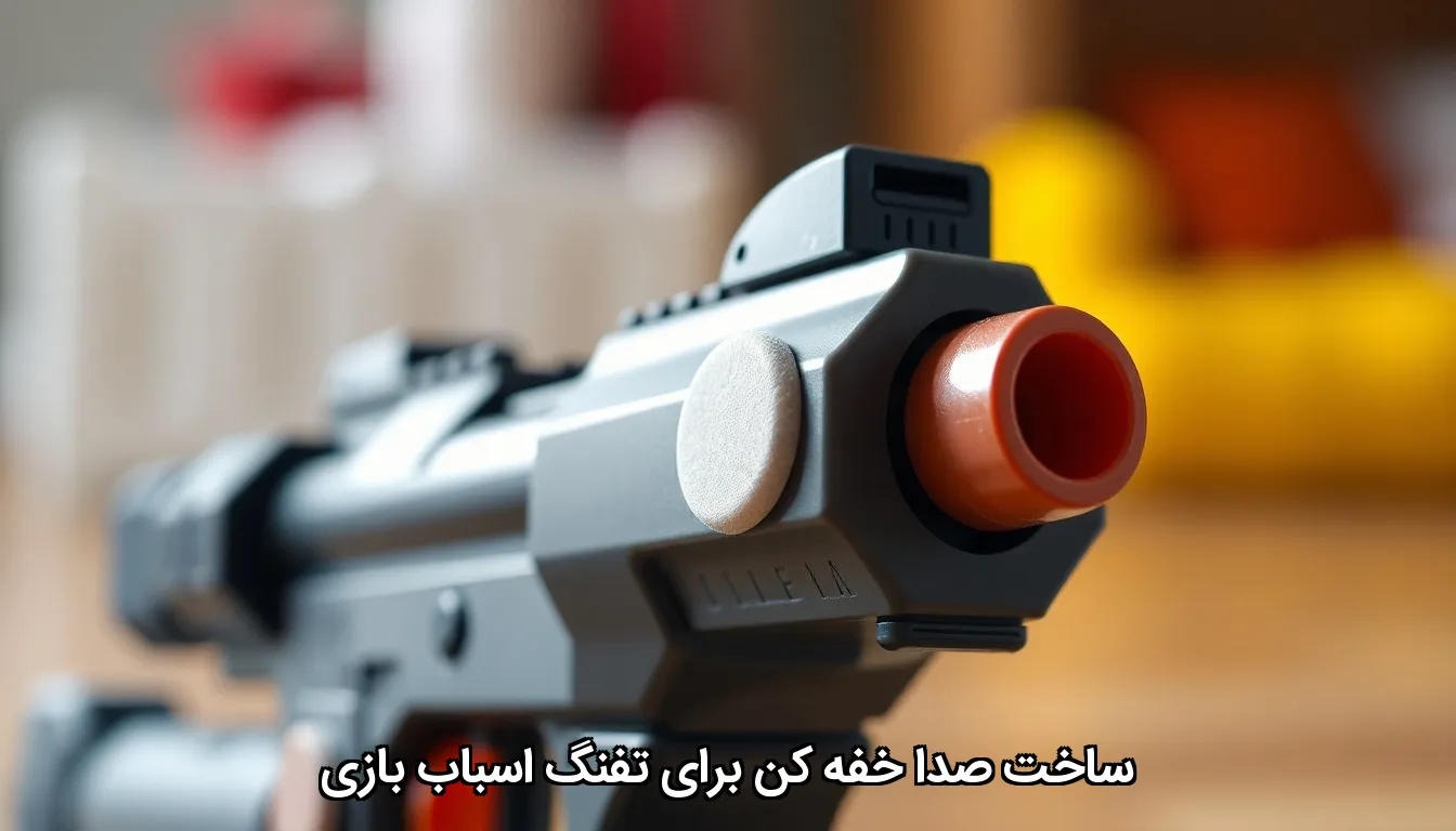 ساخت صدا خفه کن برای تفنگ اسباب بازی