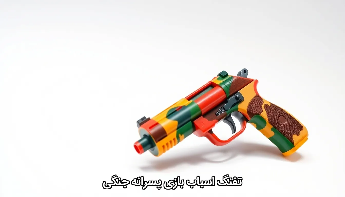تفنگ اسباب بازی پسرانه جنگی