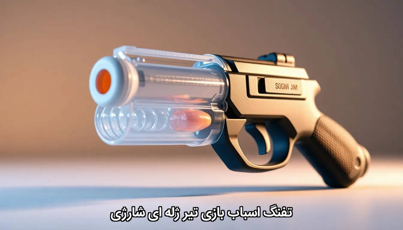 تفنگ اسباب بازی تیر ژله ای شارژی
