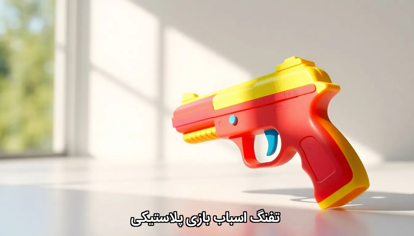 تفنگ اسباب بازی پلاستیکی