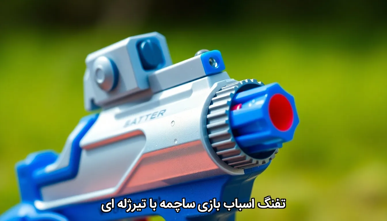 تفنگ اسباب بازی ساچمه با تیرژله ای