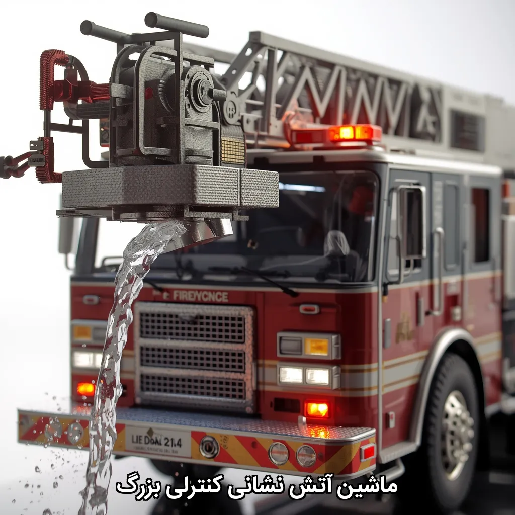 ماشین آتش نشانی کنترلی بزرگ