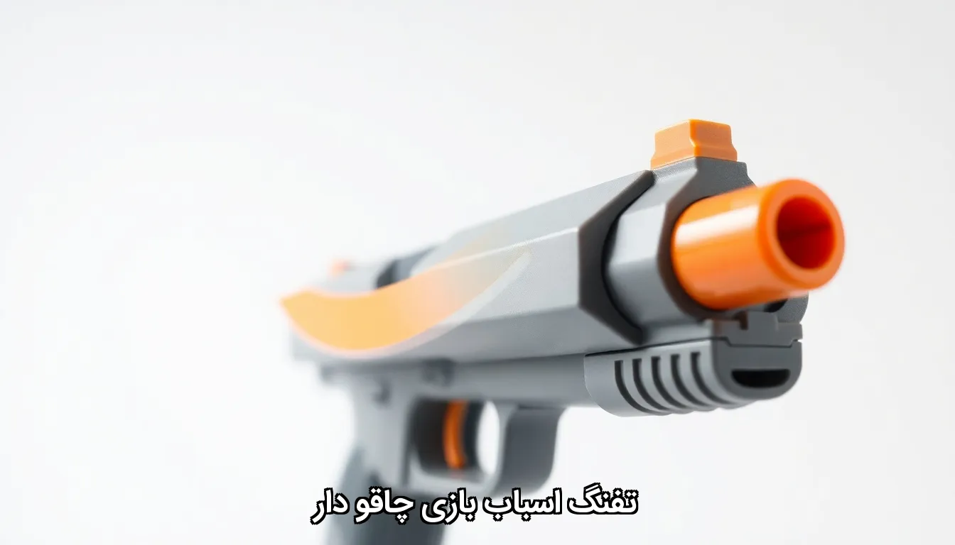 تفنگ اسباب بازی چاقو دار
