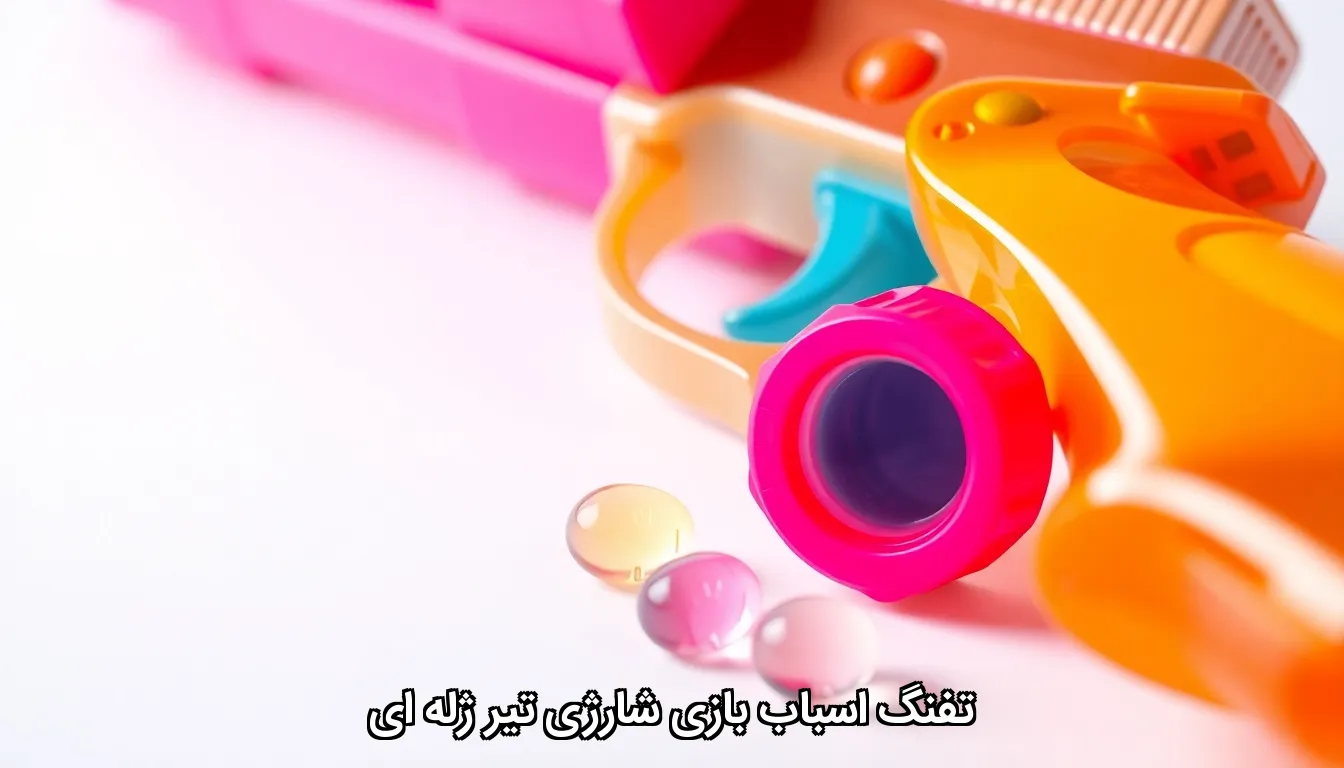 تفنگ اسباب بازی شارژی تیر ژله ای