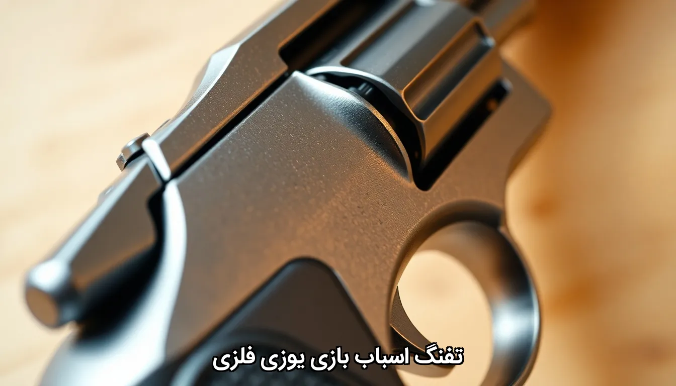 تفنگ اسباب بازی یوزی فلزی