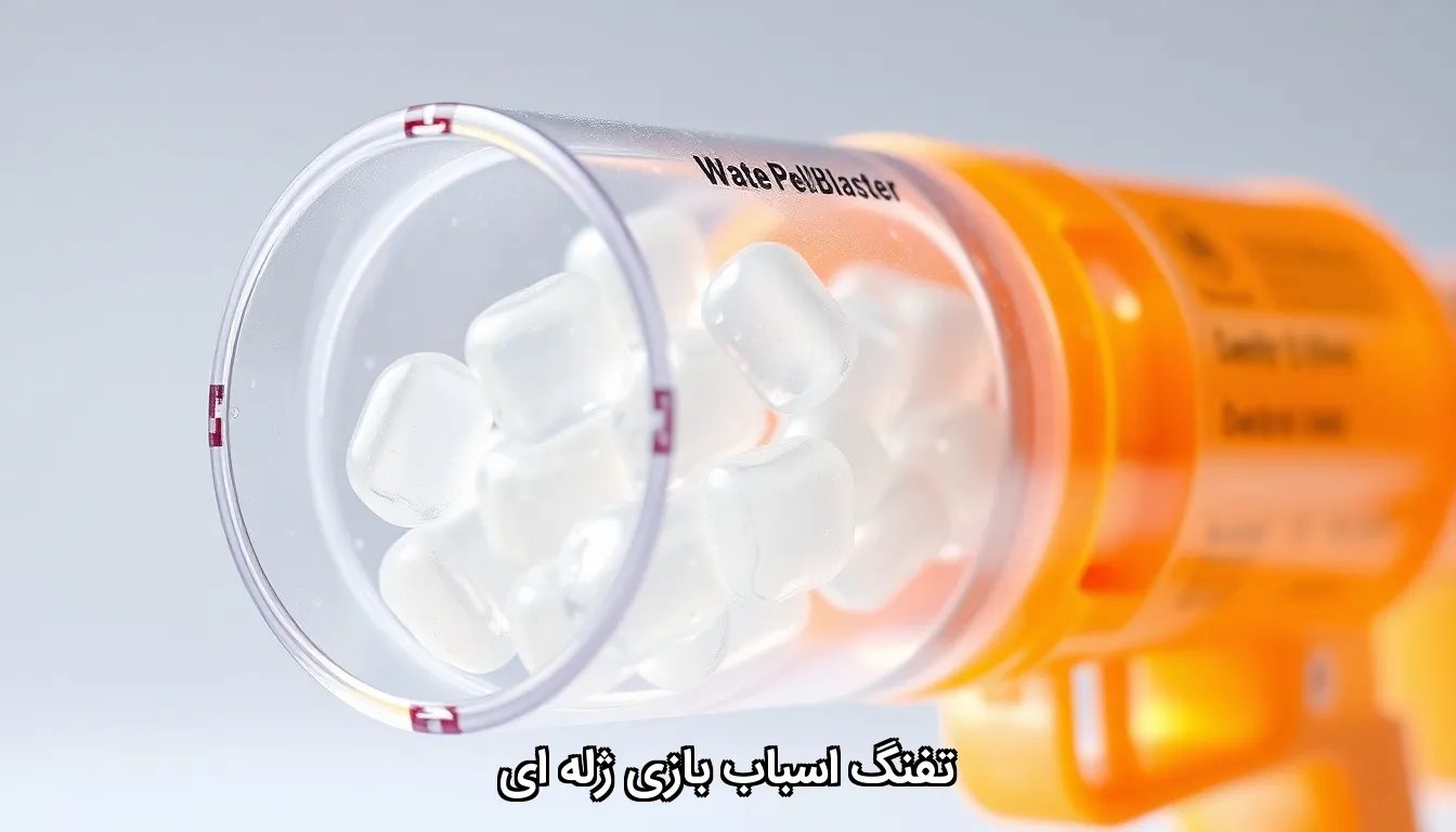 تفنگ اسباب بازی ژله ای