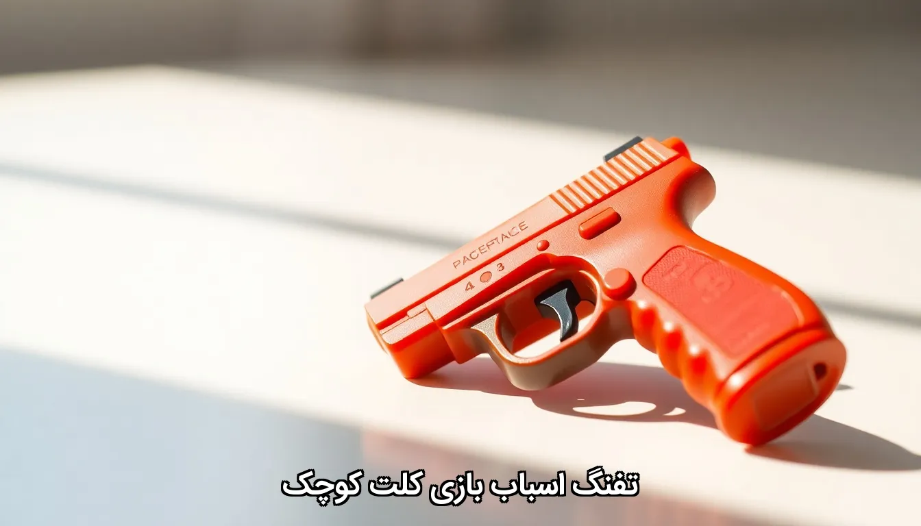 تفنگ اسباب بازی کلت کوچک