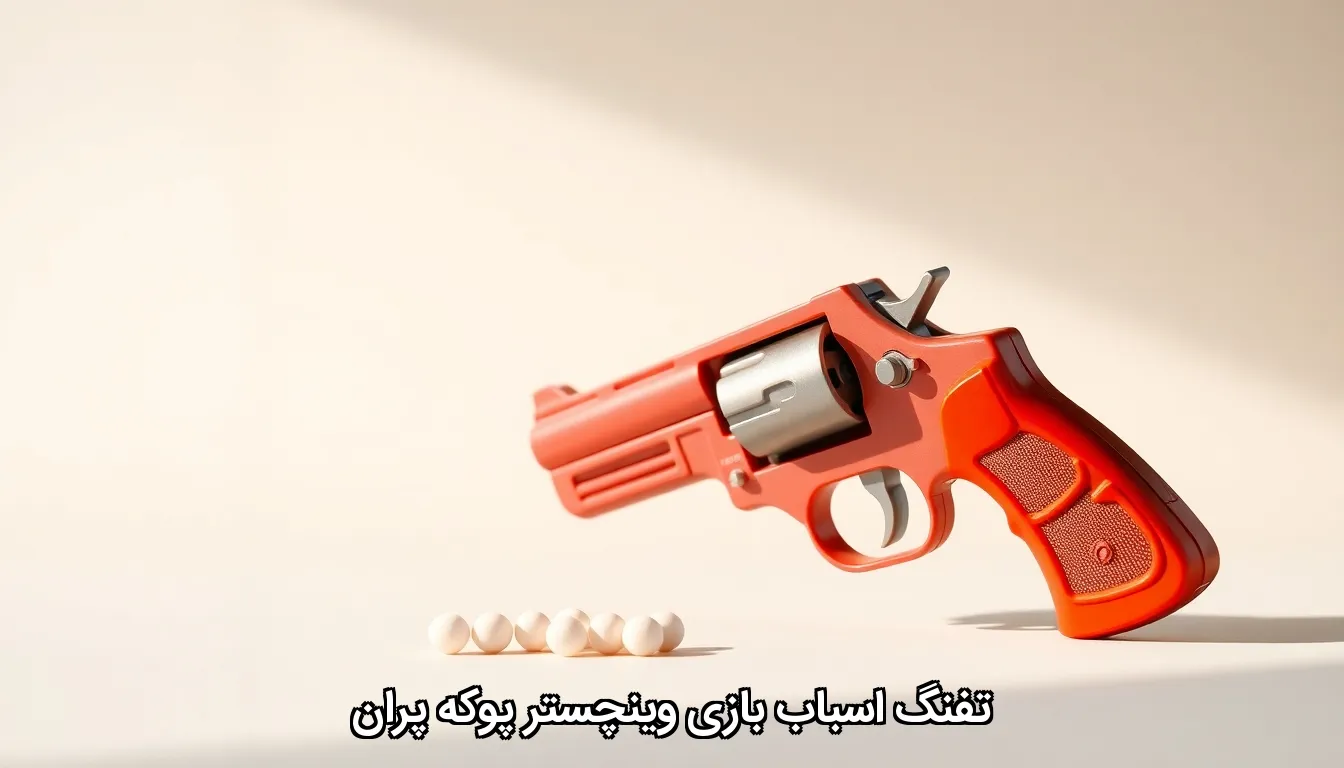 تفنگ اسباب بازی وینچستر پوکه پران